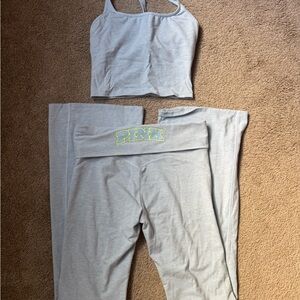 PINK VICTORIA SECRETS LOUNGE SET